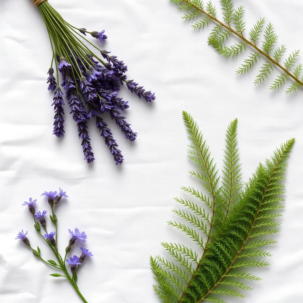 Lavender & Blue Fern